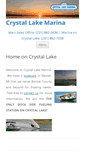 Mobile Screenshot of crystallakemarina.com